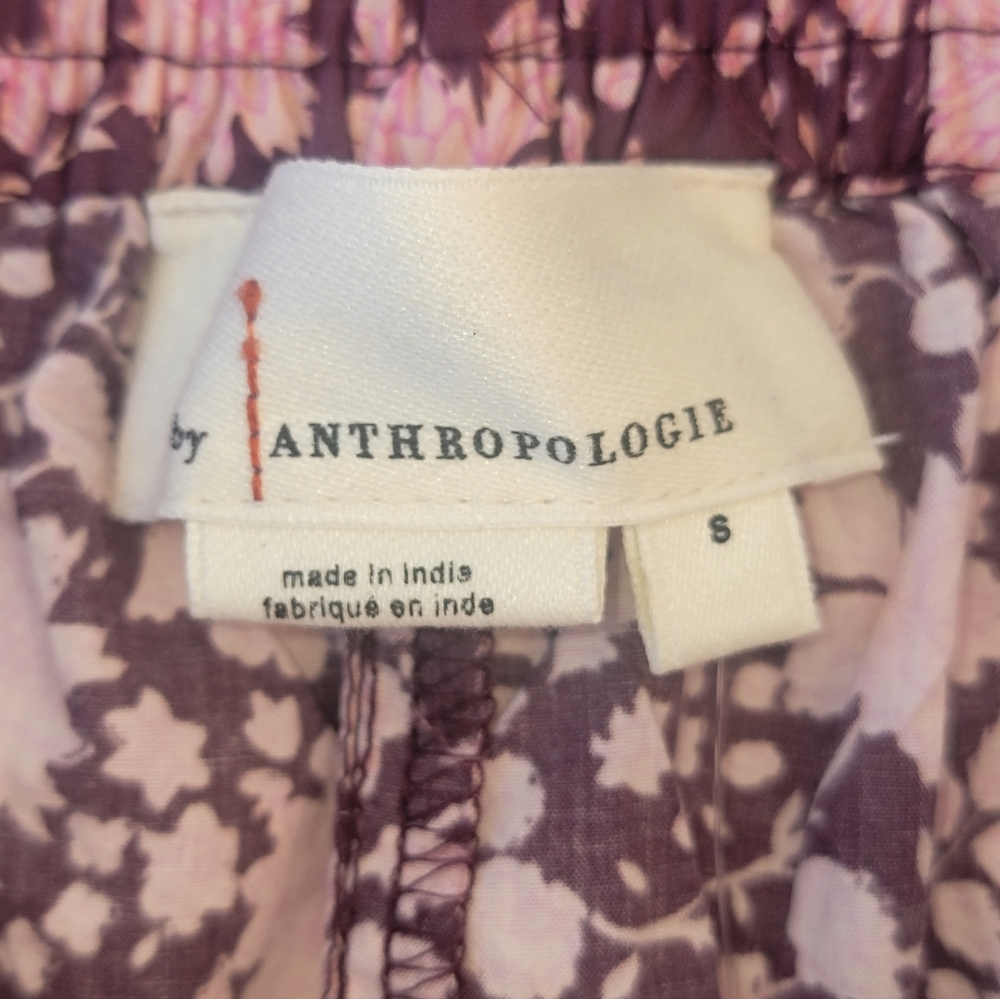 Anthropologie Pink Floral Lace Sleep Shorts - Picture 2 of 4